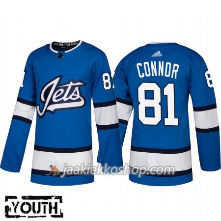 Lapsille NHL Winnipeg Jets Pelipaita Kyle Connor 81 Adidas Alternate 2018-19 Authentic